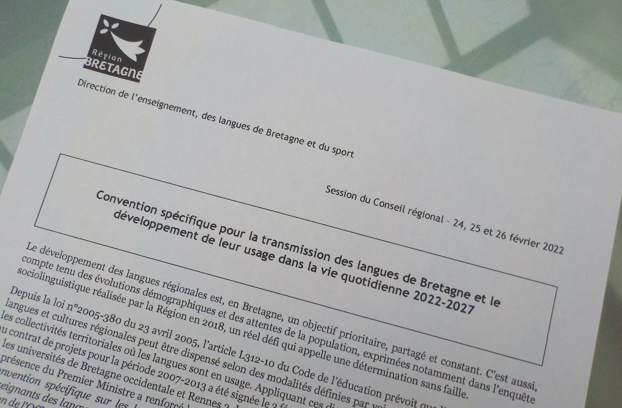 Convention État-Région langue bretonne : Une route ambitieuse pour l’enseignement mais …
